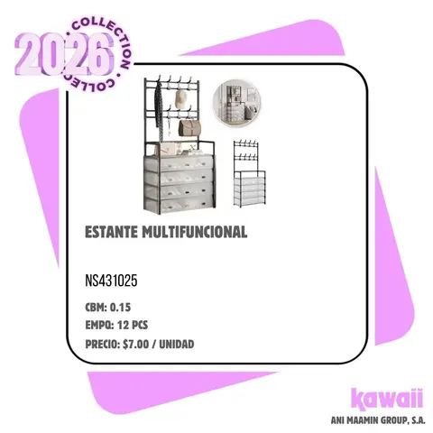 ESTANTE MULTIFUNCIONAL