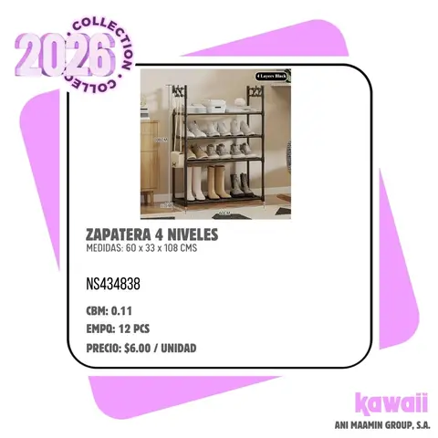 ZAPATERA 4 NIVELES
