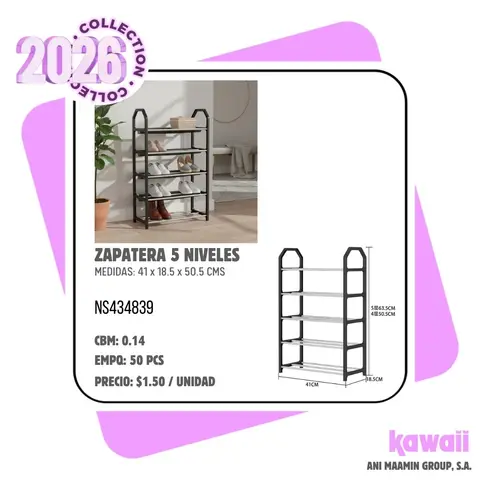 ZAPATERA 5 NIVELES