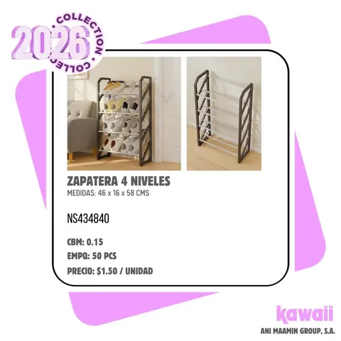 ZAPATERA 4 NIVELES