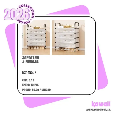 ZAPATERA 5 NIVELES