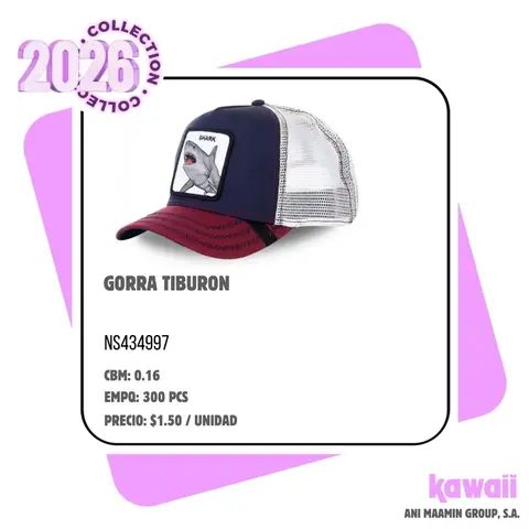 GORRA TIBURON