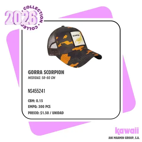 GORRA SCORPION