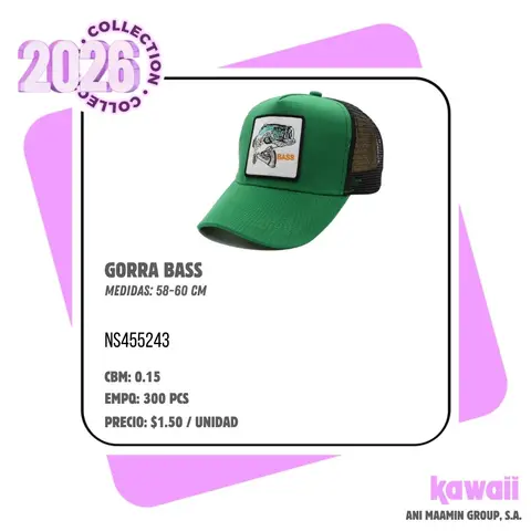 GORRA BASS
