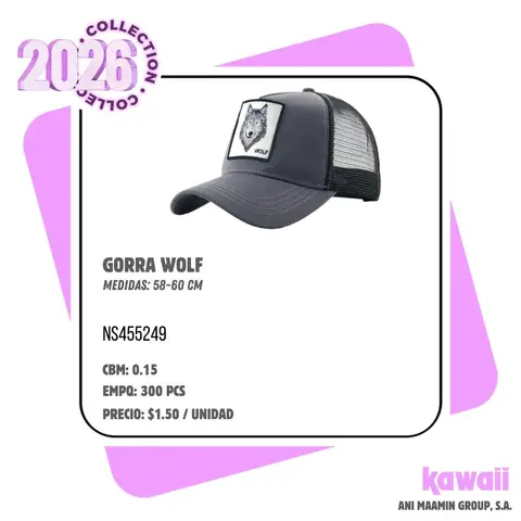 GORRA WOLF