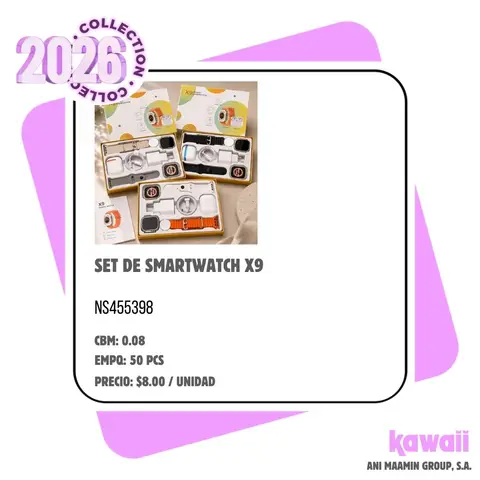 SET DE SMARTWATCH X9