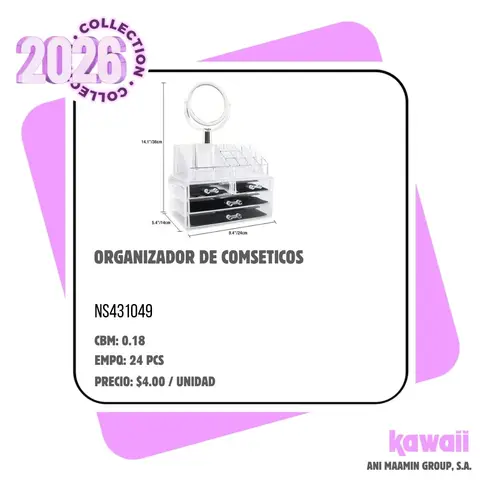 ORGANIZADOR DE COMSETICOS