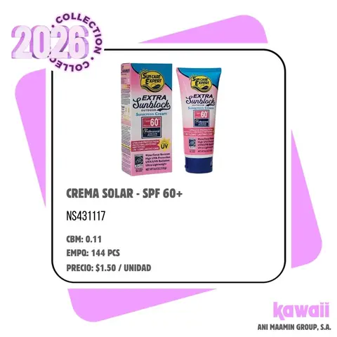 CREMA SOLAR - SPF 60+