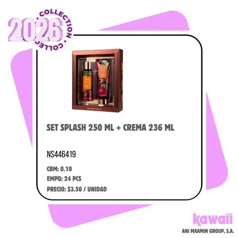 SET SPLASH 250 ML + CREMA 236 ML