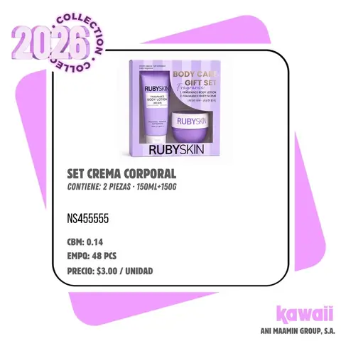 SET CREMA CORPORAL