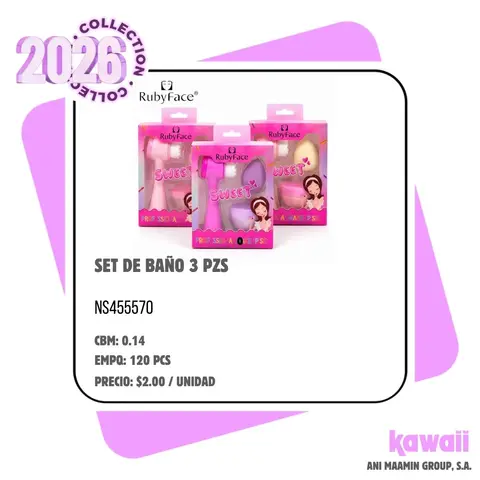 SET DE BAÑO 3 PZS