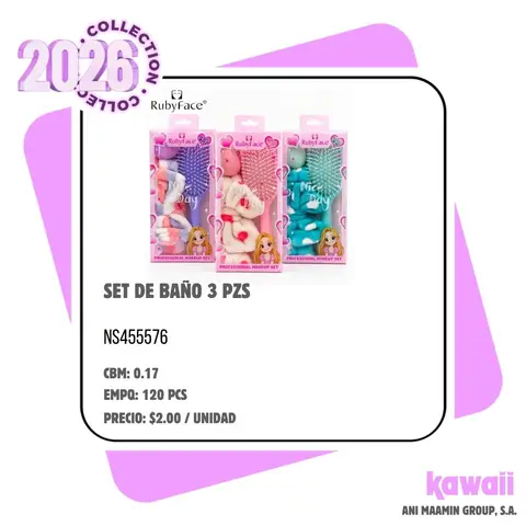 SET DE BAÑO 3 PZS