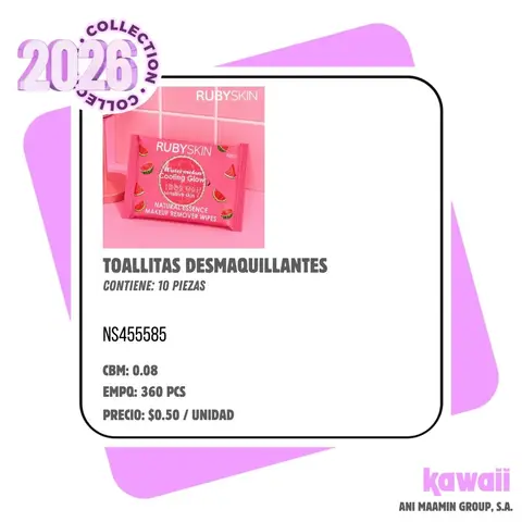 TOALLITAS DESMAQUILLANTES