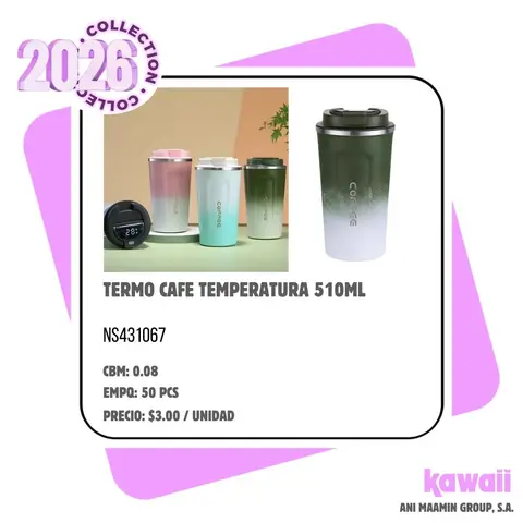 TERMO CAFE TEMPERATURA 510ML