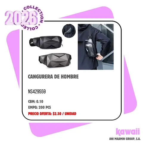 CANGURERA DE HOMBRE