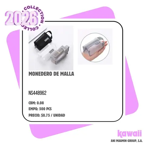 MONEDERO DE MALLA