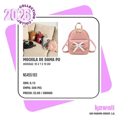MOCHILA DE DAMA PU