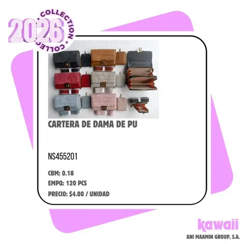CARTERA DE DAMA DE PU