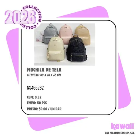 MOCHILA DE TELA
