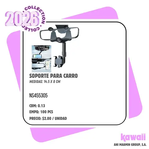 SOPORTE PARA CARRO