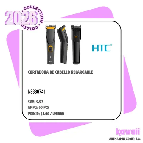 CORTADORA DE CABELLO RECARGABLE