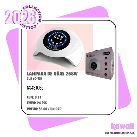LAMPARA DE UÑAS 268W