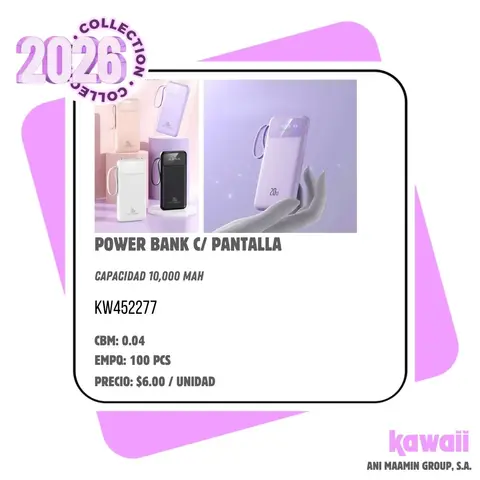 POWER BANK C/ PANTALLA
