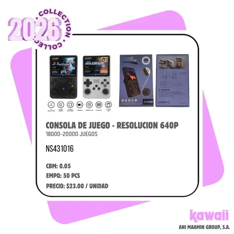 CONSOLA DE JUEGO - RESOLUCION 640P
