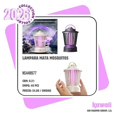 LAMPARA MATA MOSQUITOS