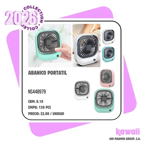 ABANICO PORTATIL