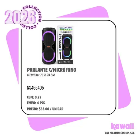 PARLANTE C/MICRÓFONO