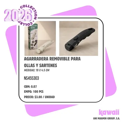 AGARRADERA REMOVIBLE PARA OLLAS Y SARTENES