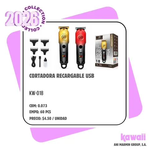 CORTADORA RECARGABLE USB