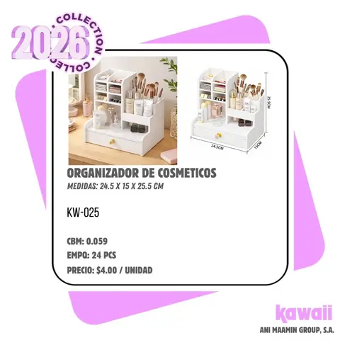 ORGANIZADOR DE COSMETICOS