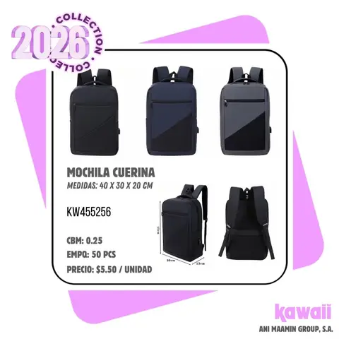 MOCHILA CUERINA