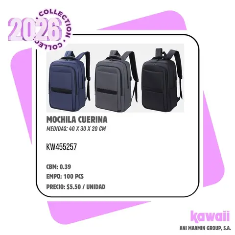 MOCHILA CUERINA