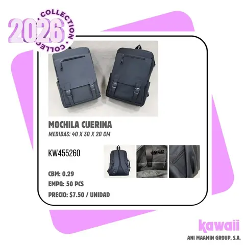 MOCHILA CUERINA