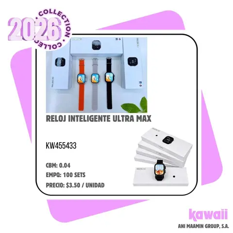 RELOJ INTELIGENTE ULTRA MAX