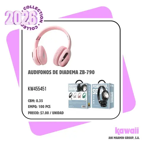 AUDIFONOS DE DIADEMA ZB-790